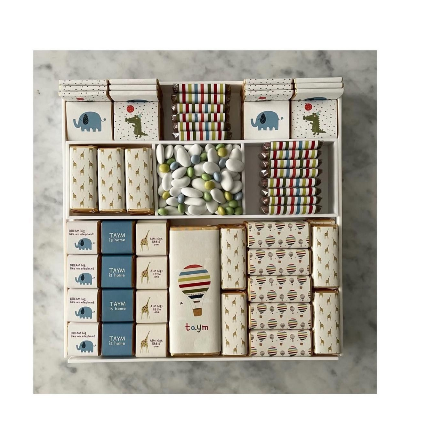 Luxury Chocolate Tray - Customized Acrylic Tray with 2.5kg of Assorted Chocolates