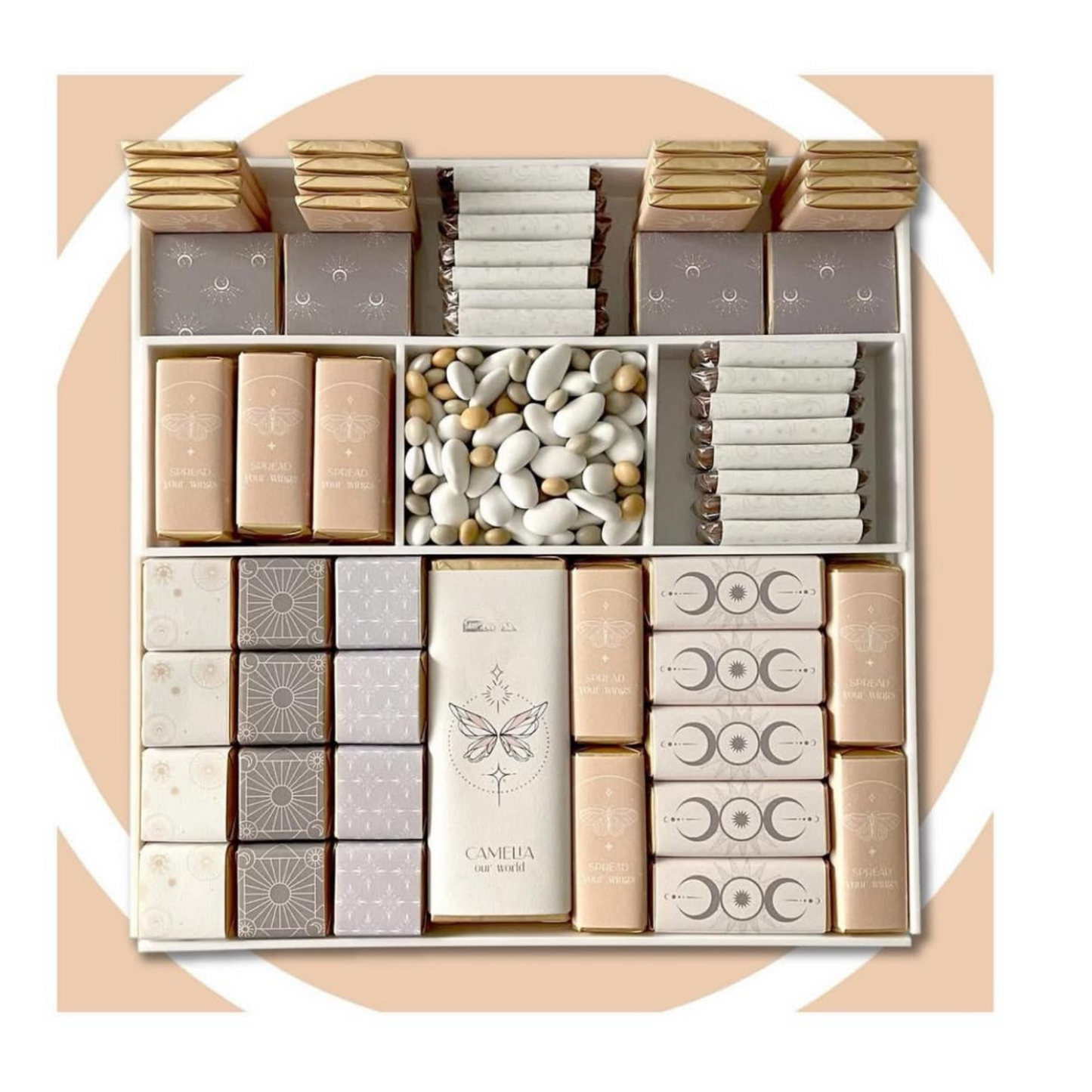 Luxury Chocolate Tray - Customized Acrylic Tray with 2.5kg of Assorted Chocolates
