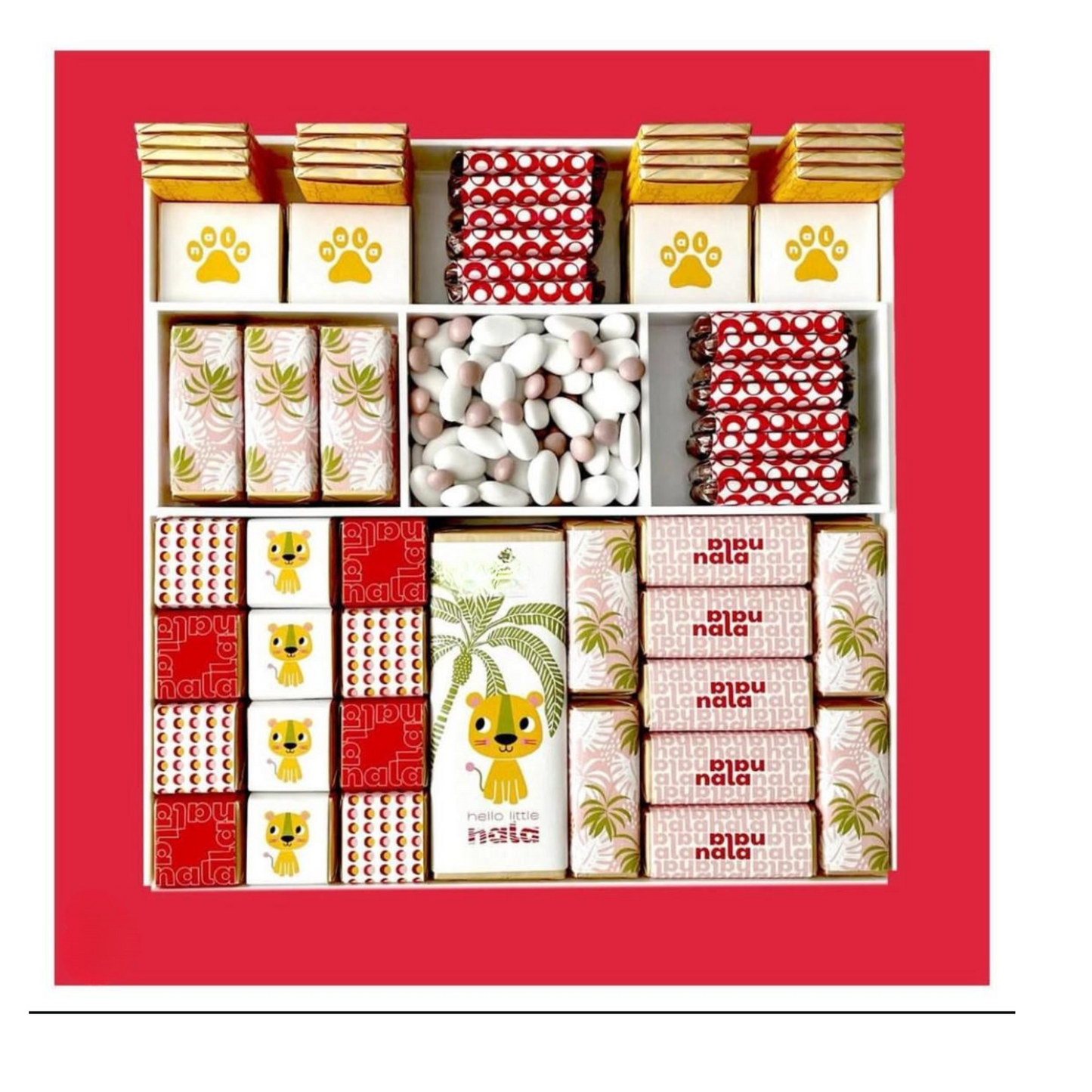 Luxury Chocolate Tray - Customized Acrylic Tray with 2.5kg of Assorted Chocolates