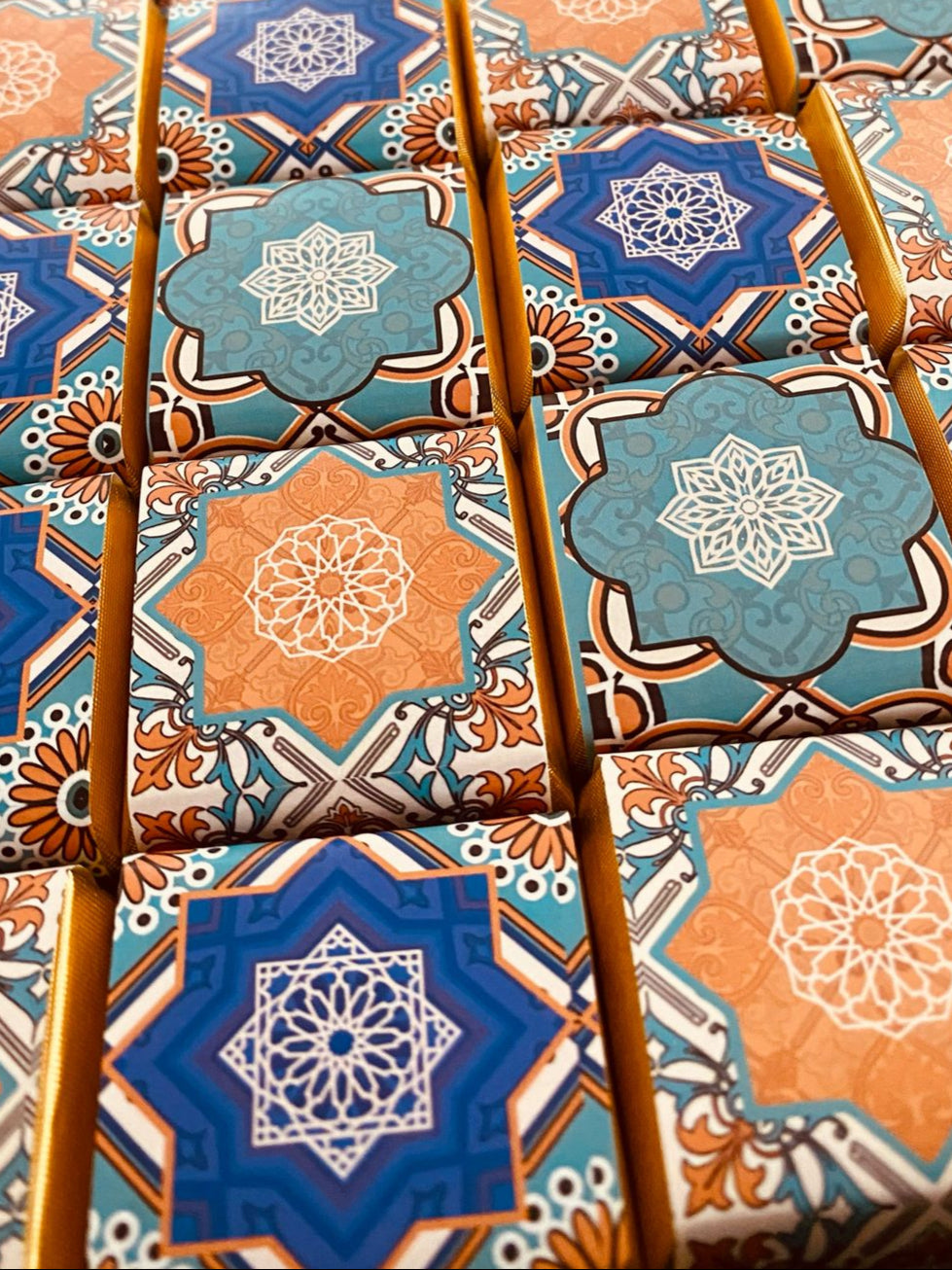 Chocolate by piece (Limited Edition Moroccan pattern for Ramadan & Eid )