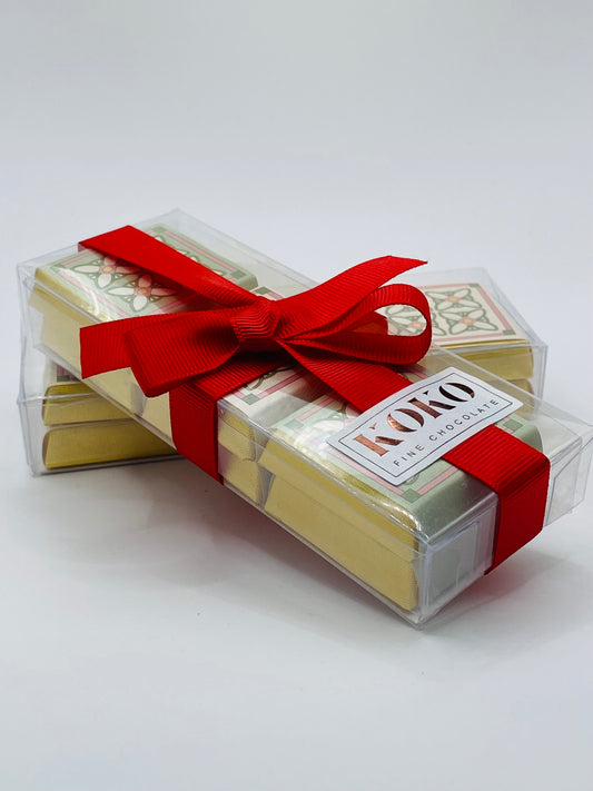 ADHA - 6 pieces chocolate box with craft white paper bag